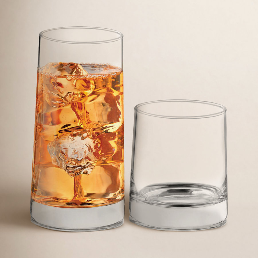Libbey Cabos 16-Piece Tumbler and Rocks Glass Set